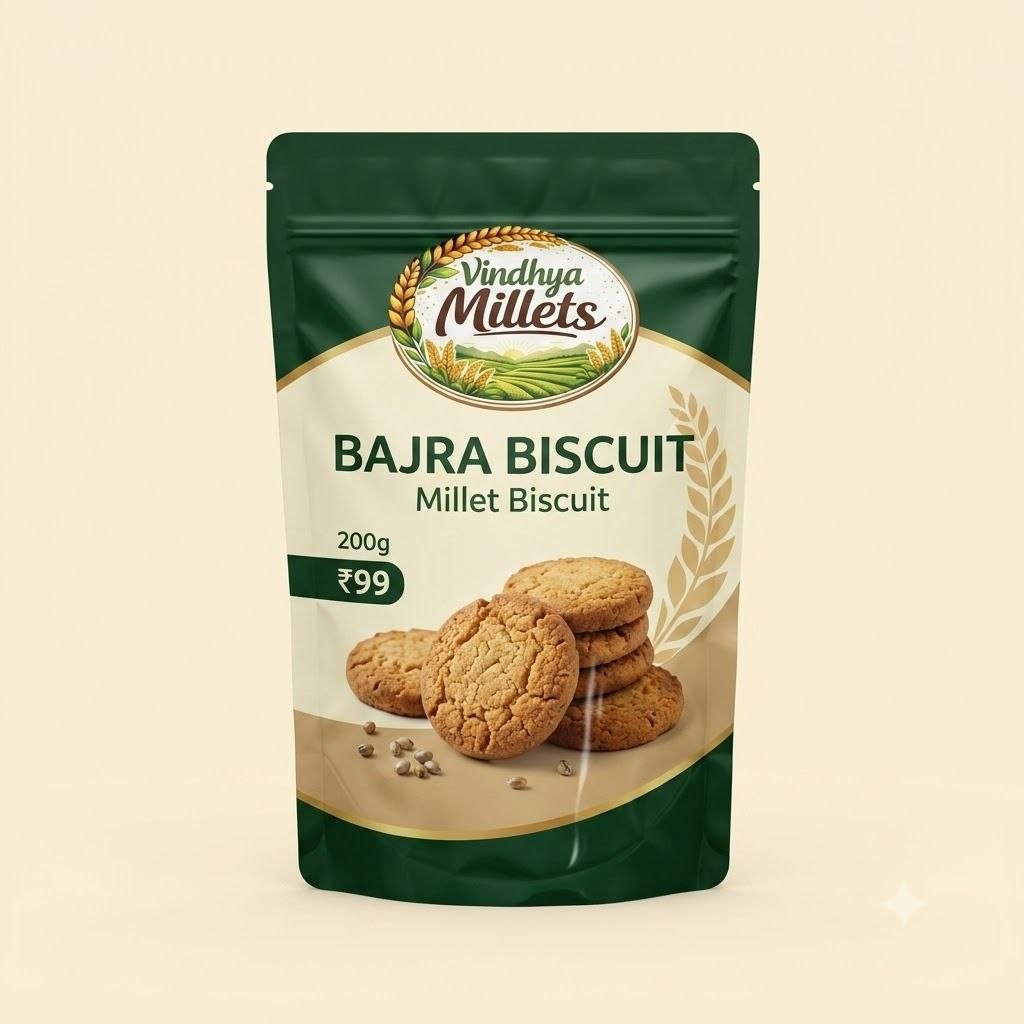 Bajra Cookies Vindhya Millets